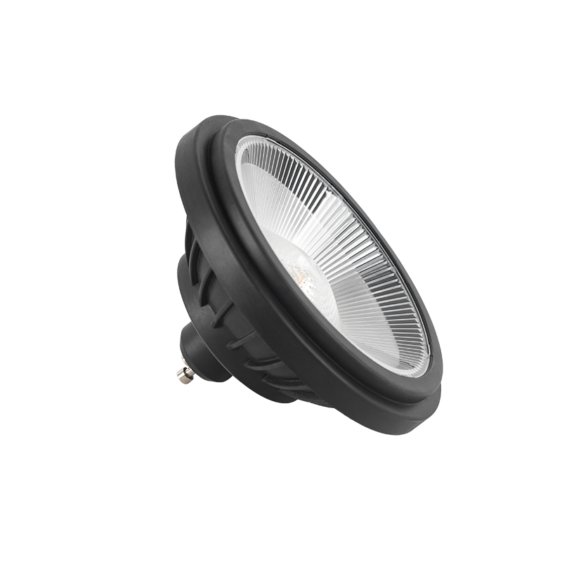 LED AR111 GU10 Spot | Apollo Zwart | 12W | 40&deg;