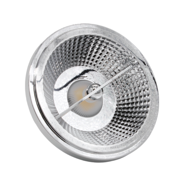 LED AR111 GU10 Spot | Zwart | 12W | 2700K | 45&deg;
