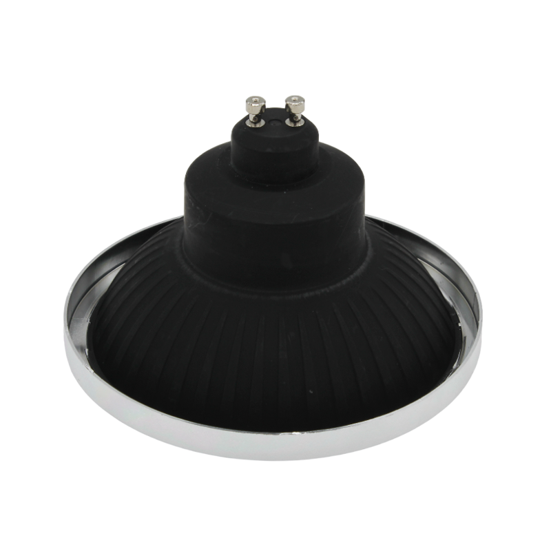 LED AR111 GU10 Spot | Zwart | 12W | 2700K | 45&deg;