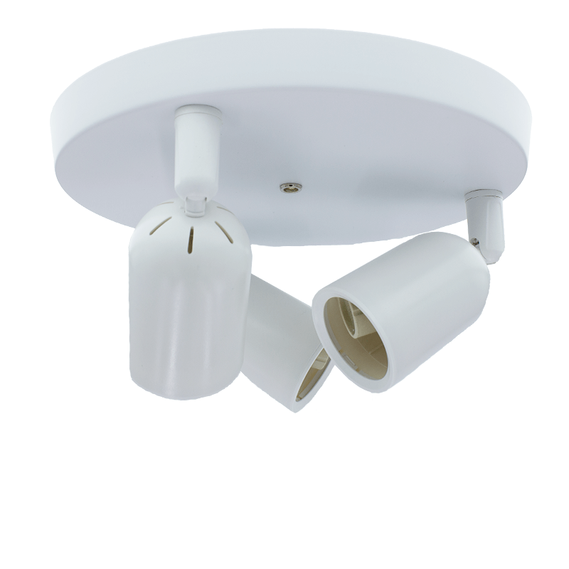 Plafondarmatuur Locaste | 3x GU10 | Wit