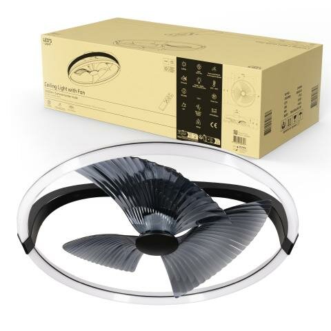 Deckenventilator XL mit LED | &Oslash;736 mm | 65W | Fernbedienung