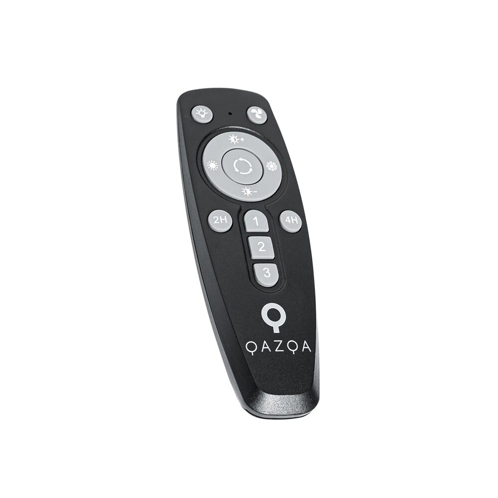 Plafondventilator zwart incl. LED met afstandsbediening