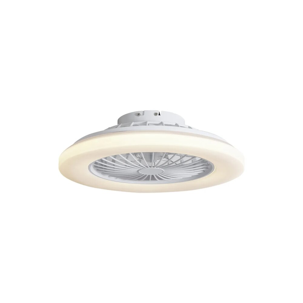 Plafondventilator wit incl. LED met afstandsbediening - ECO