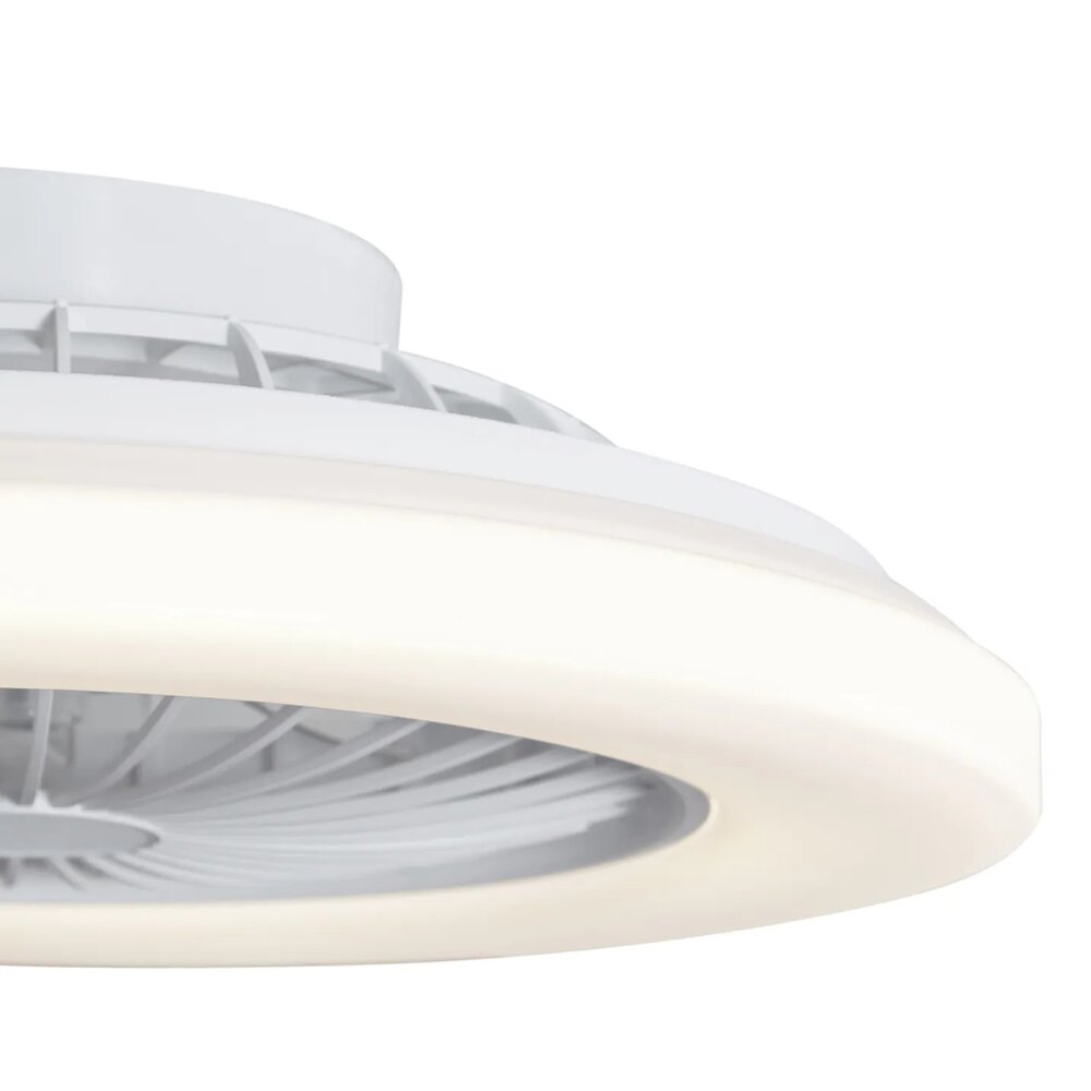 Plafondventilator wit incl. LED met afstandsbediening - ECO