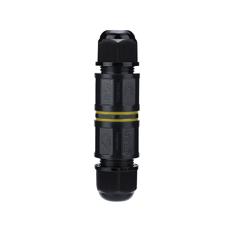 Waterdichte 3-polige kabelconnector | IP68 | Voor kabels 4&ndash;11 mm