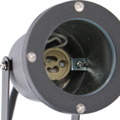  Buitenlamp op Grondpin met GU10 Fitting | IP65 | Zwart