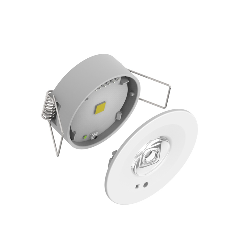 Noodverlichting inbouwspot wit