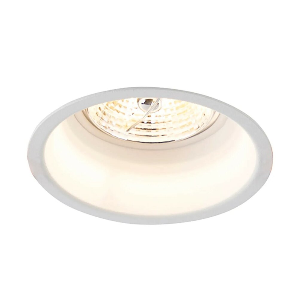 Moderne inbouwspot wit GU10 AR70 | Zaagmaat &Oslash;97 mm