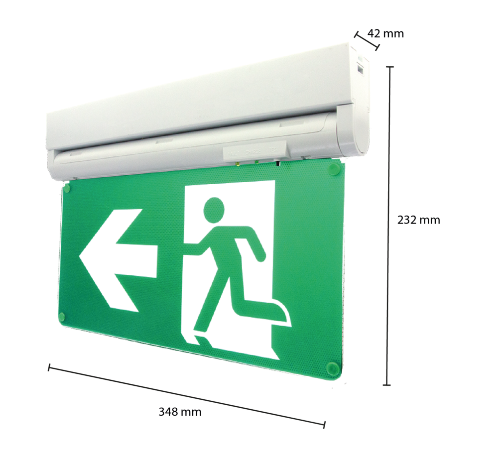 LED noodverlichting opbouw 3,5W wit IP20