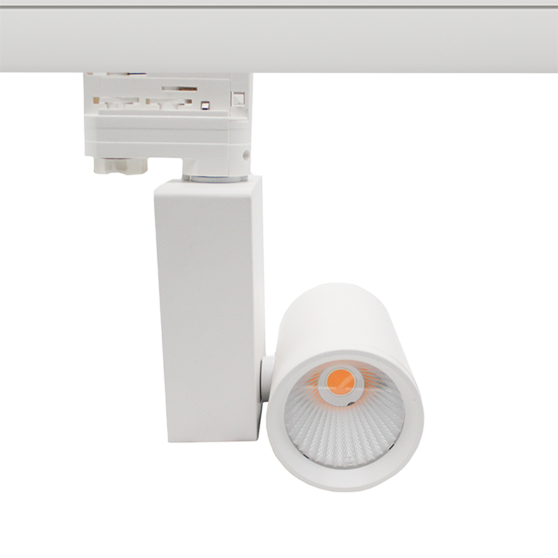 3-fase LED railspot | 28W | 3000K warmwit | Wit