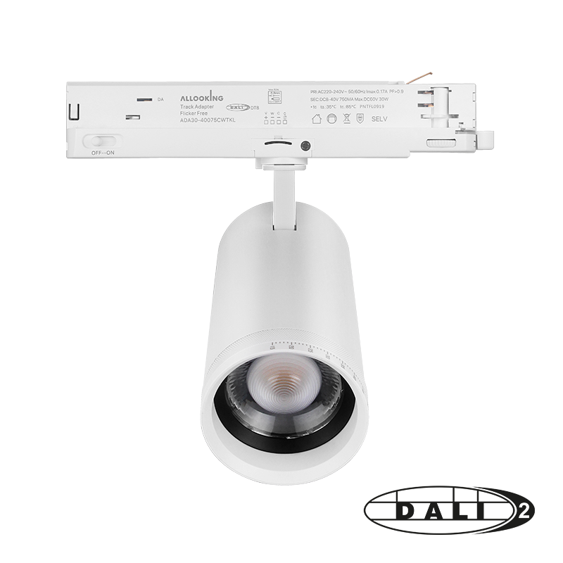 3-fase LED railspot | DALI | Zoomable &amp; Tunable White | Wit