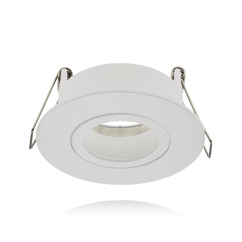 GU10 inbouwarmatuur | Zaagmaat &Oslash;68 mm | Wit | Waterdicht (IP65) | Kantelbaar