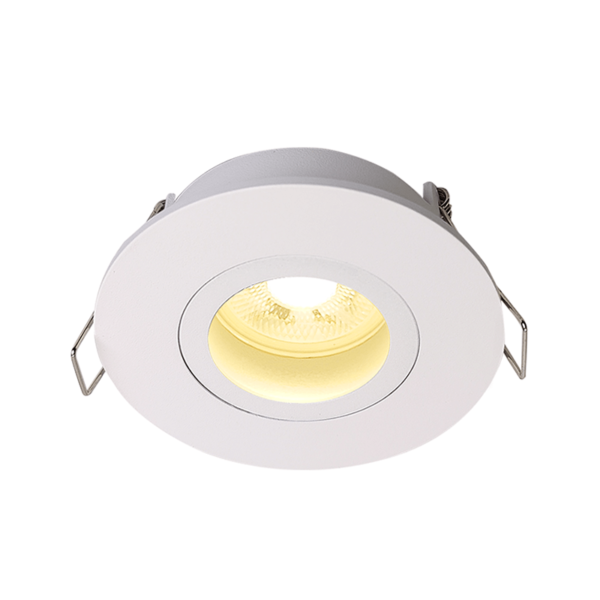 GU10 inbouwarmatuur | Zaagmaat &Oslash;68 mm | Wit | Waterdicht (IP65) | Kantelbaar