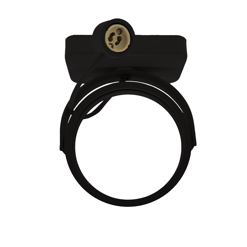 LED AR111 GU10 opbouwarmatuur | zwart | IP20