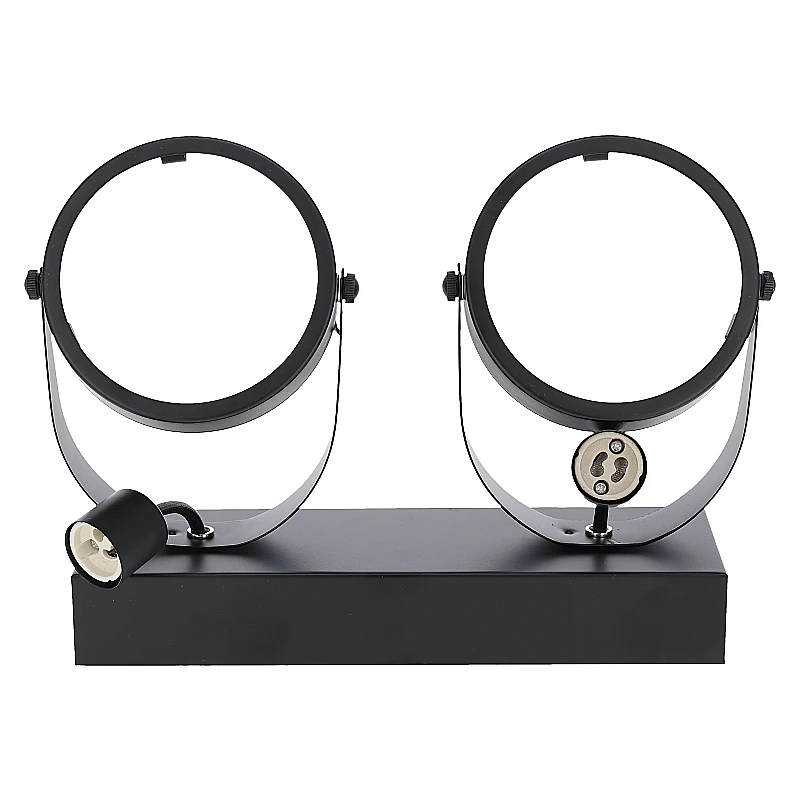 LED AR111 GU10 opbouwarmatuur | zwart | geschikt voor 2x GU10