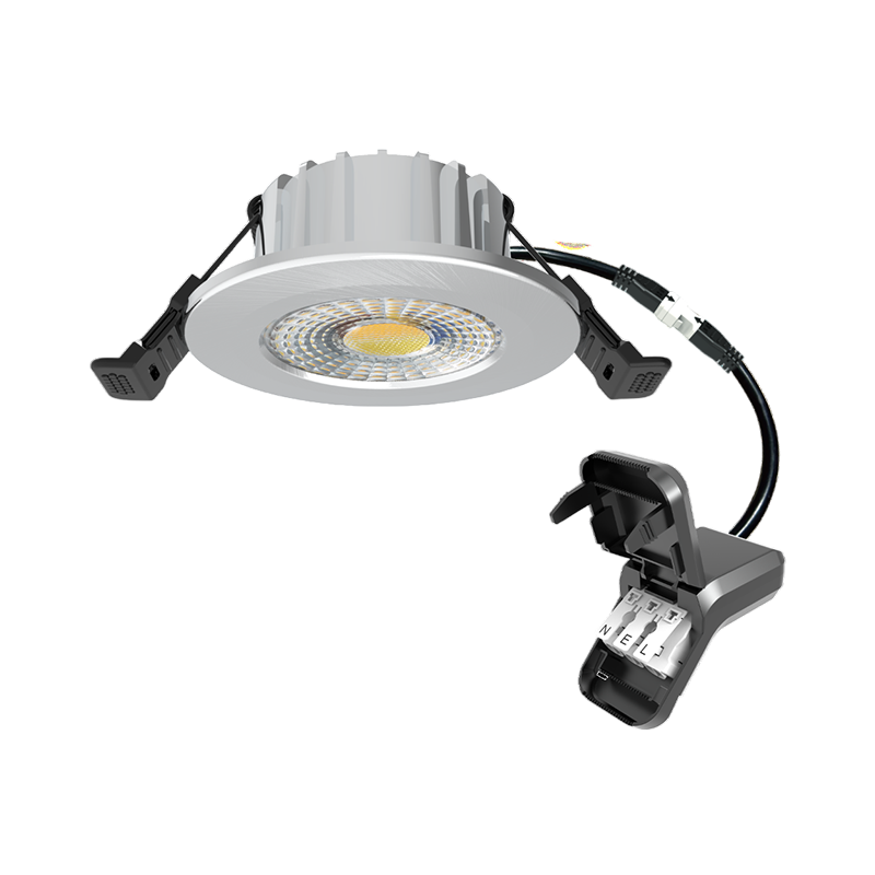 LED inbouwspot 6W zilver dimbaar | 600lm | Instelbare lichtkleur IP65