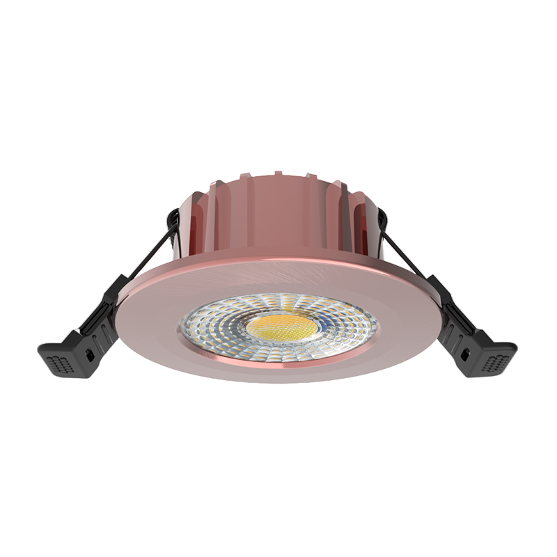 Dimmable LED recessed spotlight 6W copper | Adjustable light colour 2700K &ndash; 5700K | 600lm 60&deg; &Oslash;50-70mm IP65