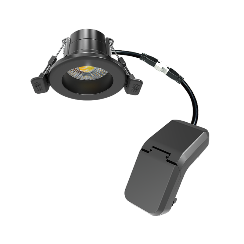 LED inbouwspot 4W zwart dimbaar | 400lm | Instelbare lichtkleur IP65