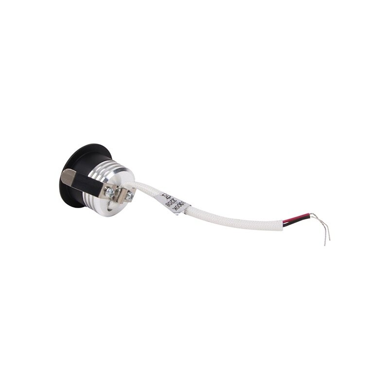 LED inbouwspot 1.5W zwart dimbaar | 130lm | Dim to warm IP44