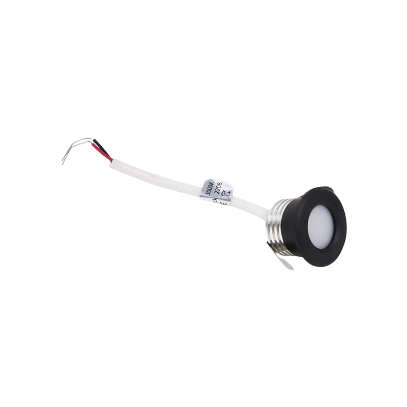 LED inbouwspot 1.5W zwart dimbaar | 60lm | 2700K warm wit IP44