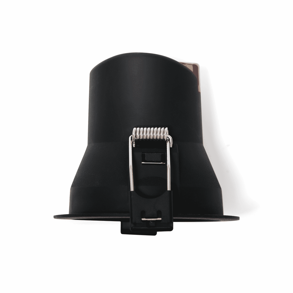 LED inbouwspot 6W zwart dimbaar | 435lm | 3000K warm wit IP44