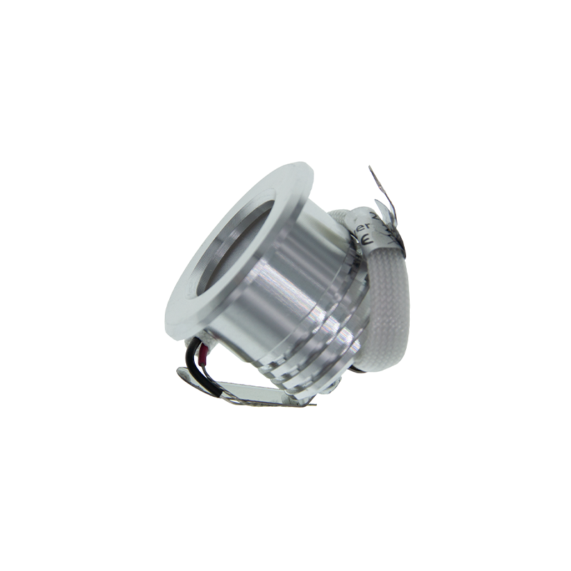 LED mini inbouwspot 1.5W zilver dimbaar | 60lm | 2700K warm wit IP44