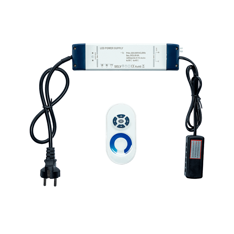 LED veranda inbouwspot set 12&times;3W wit | 2160lm | 2700K warm wit IP65