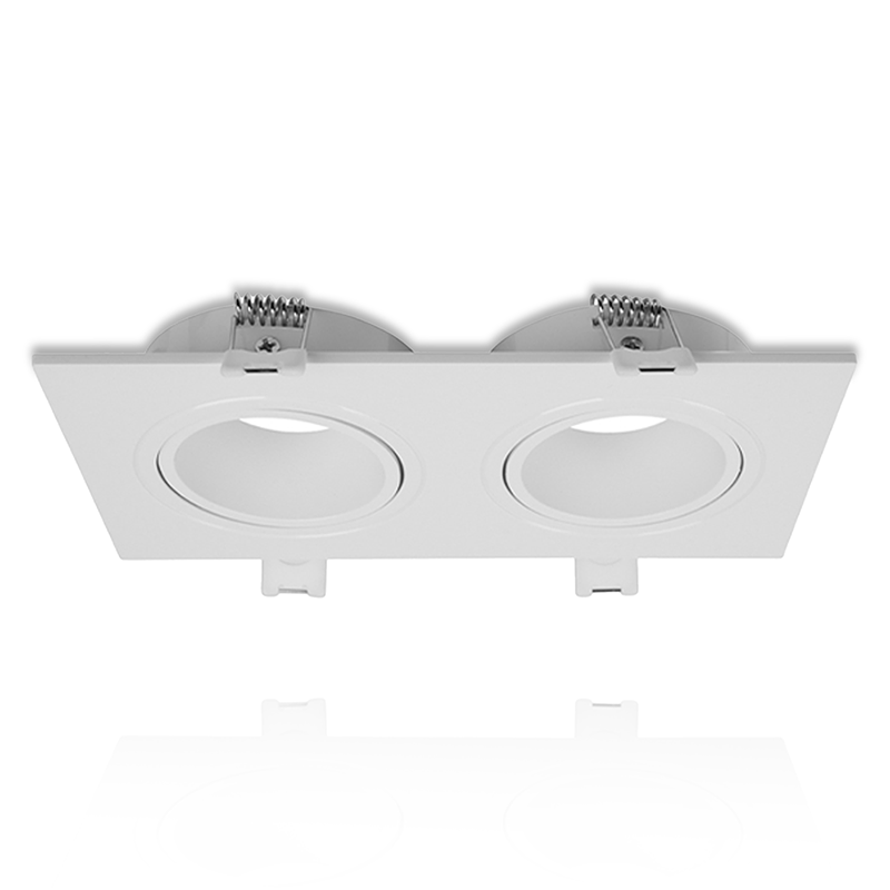 GU10/MR16 armatuur wit 2-lichts | Richtbaar ontwerp | IP22