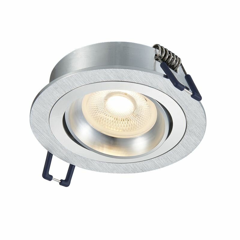 GU10 armatuur zilver kantelbaar | Voor 50mm LED spots | IP22