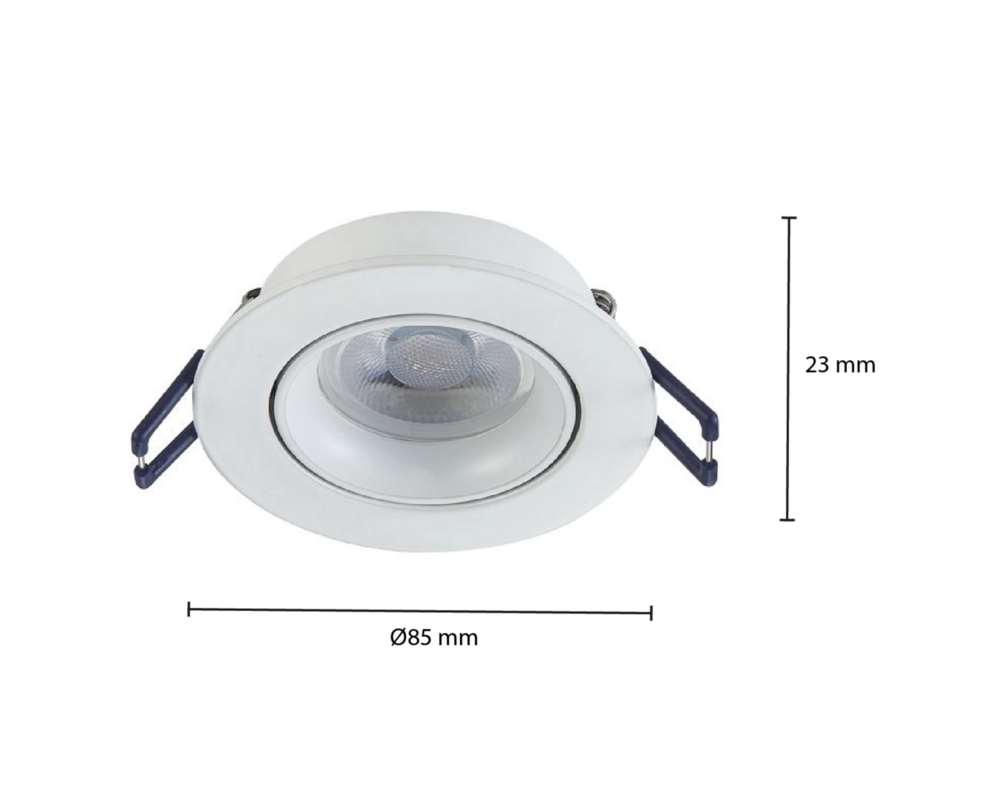 GU10 inbouwspot wit kantelbaar | Voor 50mm LED spots