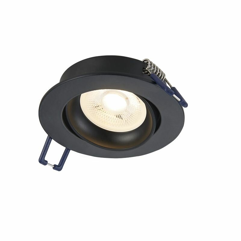 GU10 armatuur zwart kantelbaar | Voor 50mm LED spots