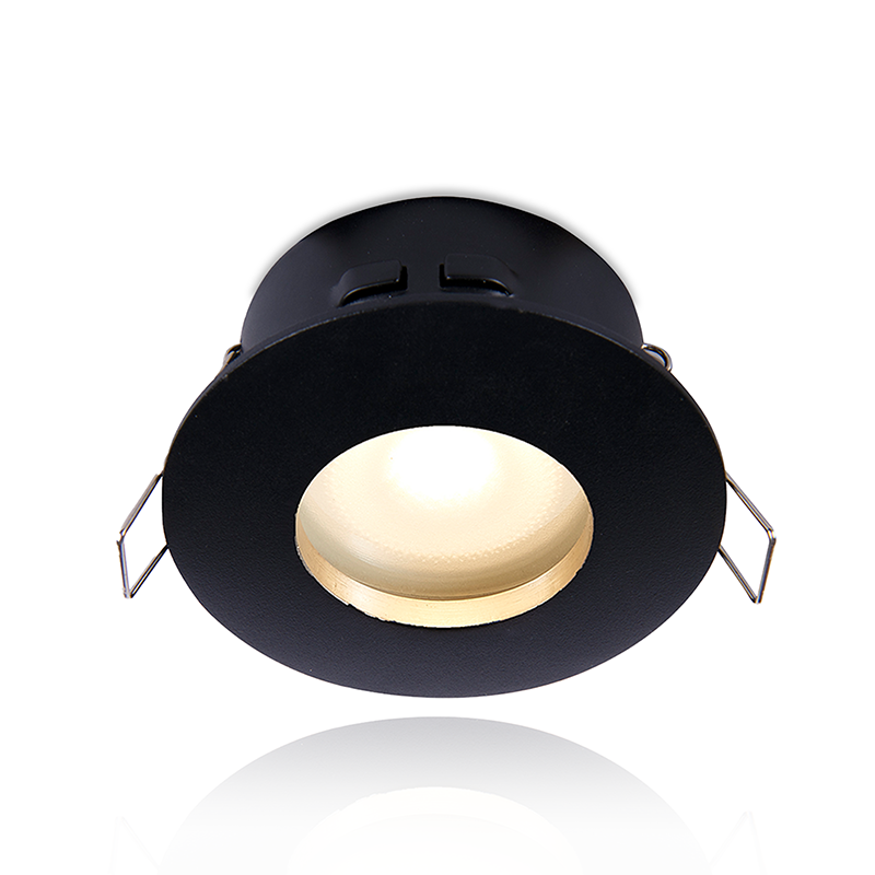 GU10 inbouwspot zwart | Voor 50mm LED spots | IP65