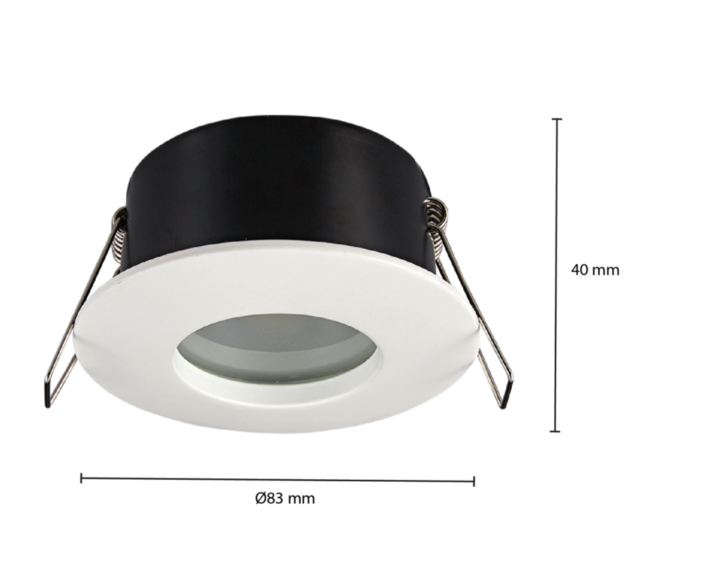GU10 inbouwspot wit | Voor 50mm LED spots | IP65