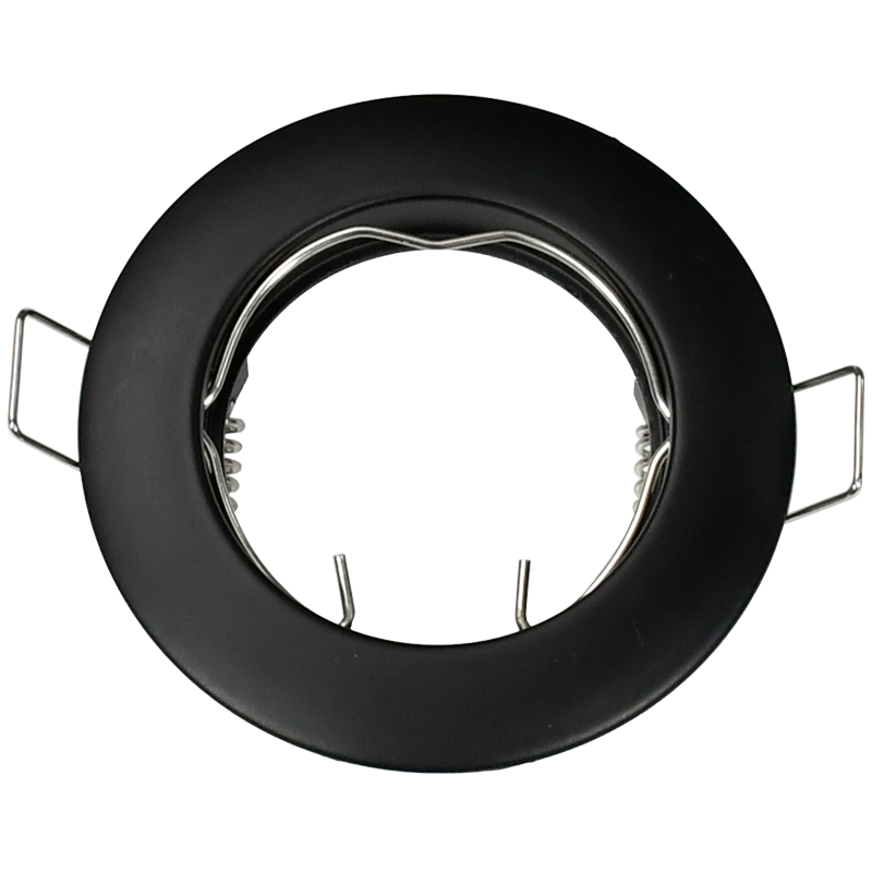 GU10 inbouwarmatuur mat zwart | Voor 50mm LED spots