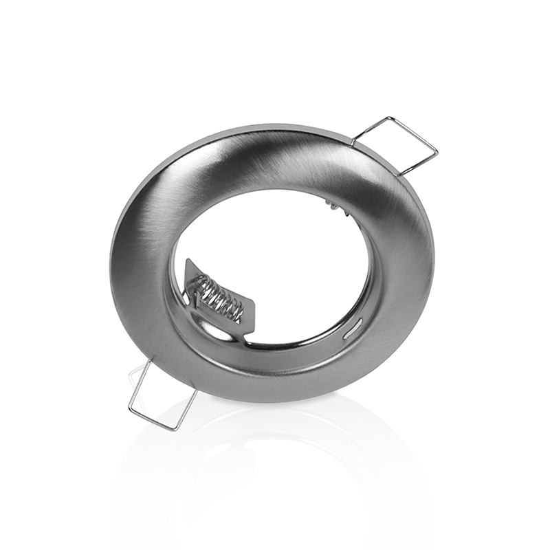 GU10 plafondarmatuur geborsteld aluminium | Voor 50mm LED spots