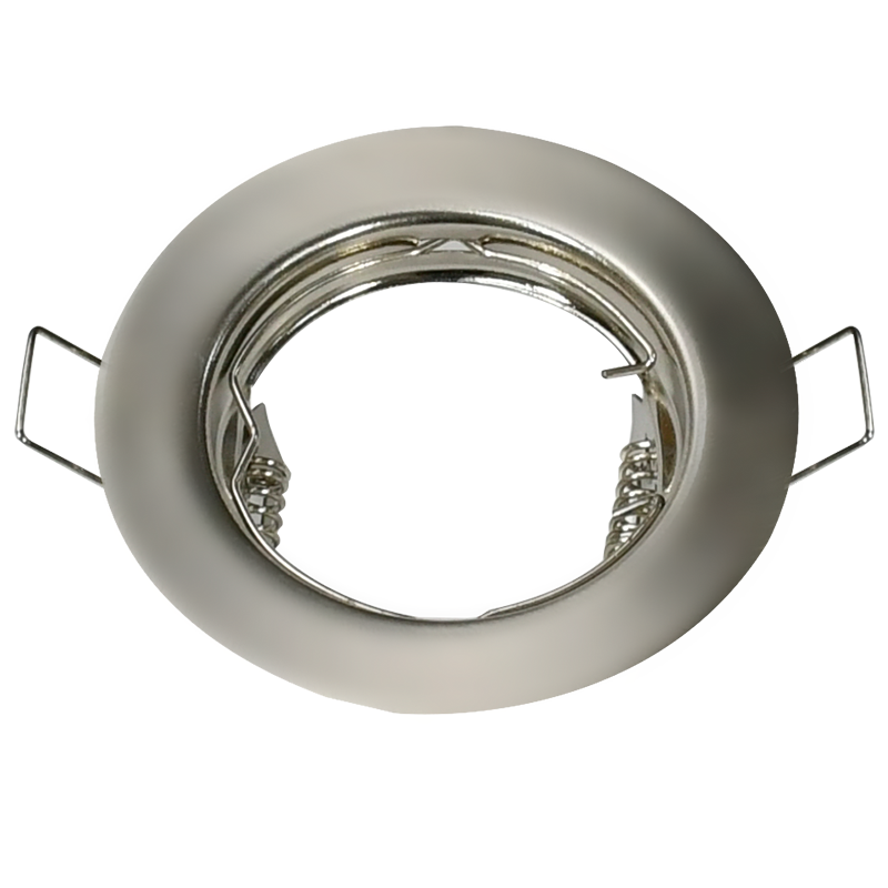 GU10 plafondarmatuur geborsteld aluminium | Voor 50mm LED spots