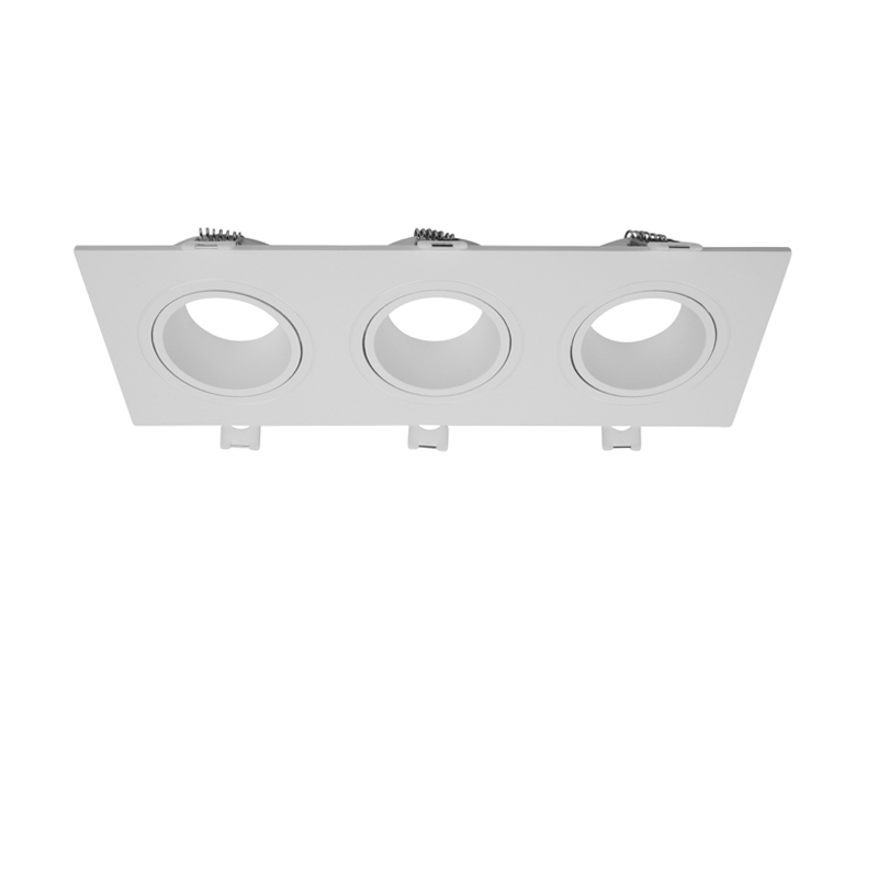 GU10 opbouwspot 3-lichts wit | Voor GU10/MR16 LED spots