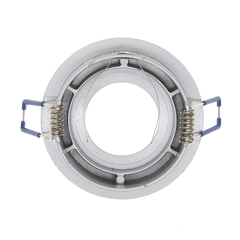 Inbouwarmatuur zilver | Voor 50mm LED spots | IP44