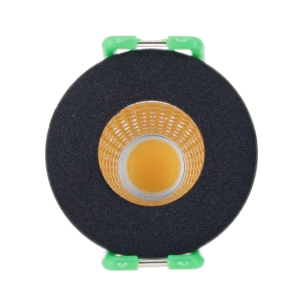 LED mini inbouwspot 3W zwart | 240lm | 2700K warm wit IP65