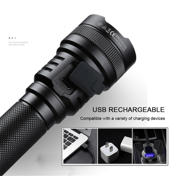 Oplaadbare LED zaklamp 550lm | 4W | IP44