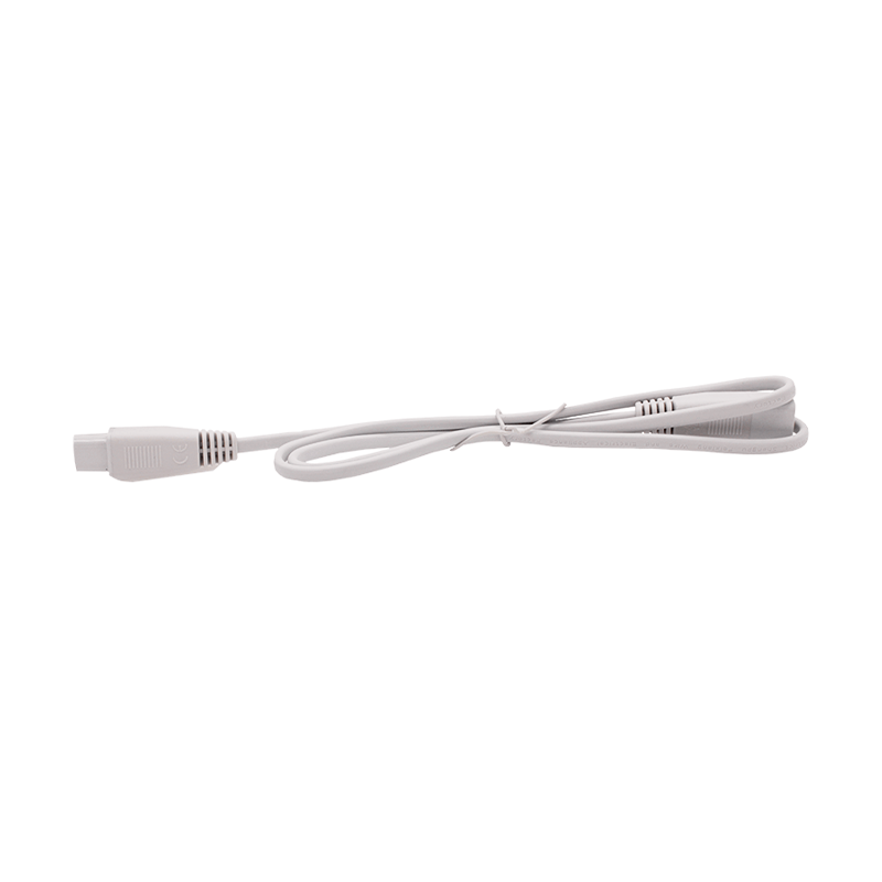 T5 connecting cable | 100cm | White | Rubber