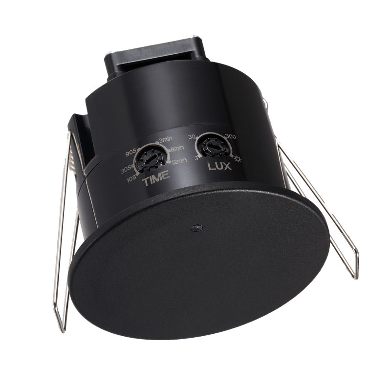 Recessed presence sensor black | ThatsLed.co.uk