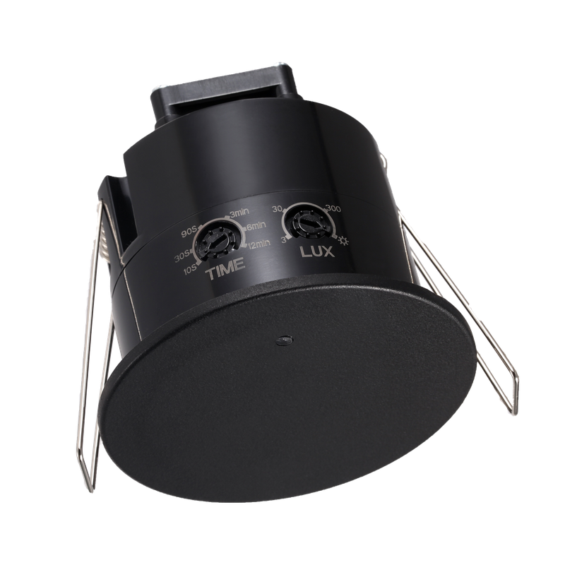 Recessed presence sensor black | ThatsLed.co.uk