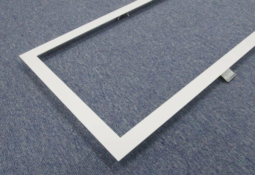 Inbouwframe led paneel | 120x30cm | Wit | Met veerklemmen