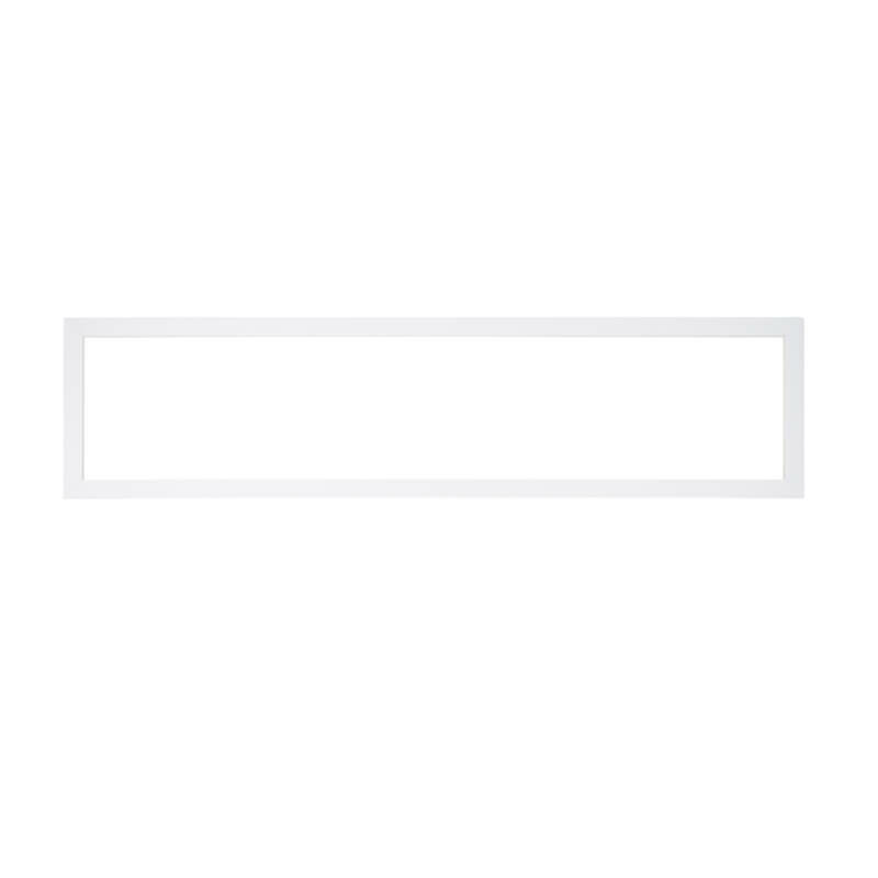 Inbouwframe met lifter voor led paneel | 120x30cm | Wit
