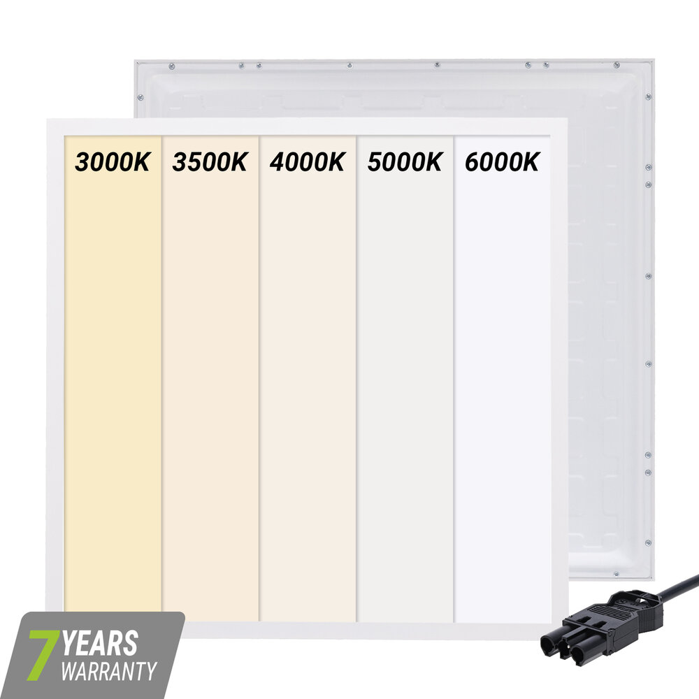 Led paneel 60x60cm | CCT switch | 25W | Back-lit | 3-SWP stekker