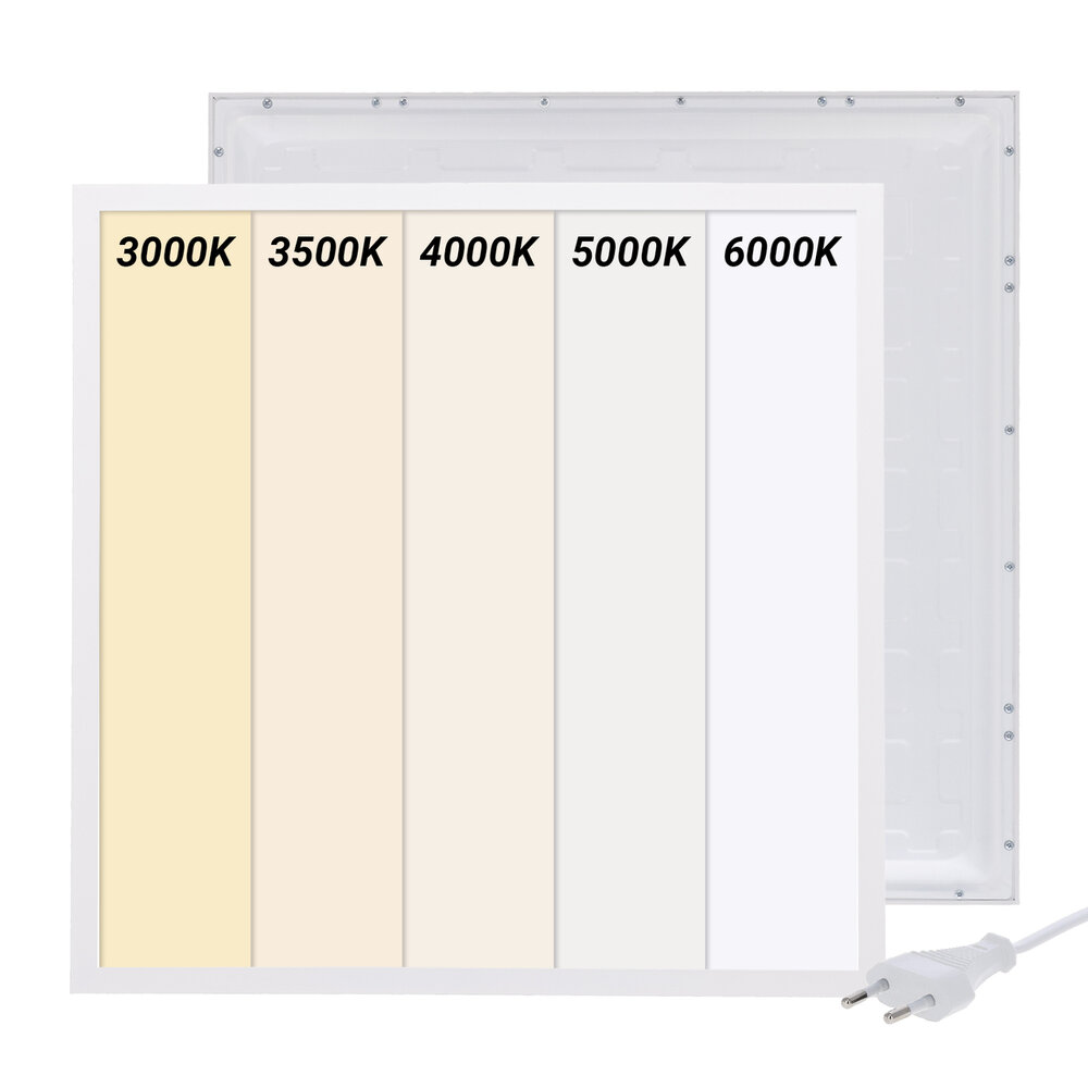 Led paneel 60x60cm | CCT switch | 28W | Back-lit | Eurostekker