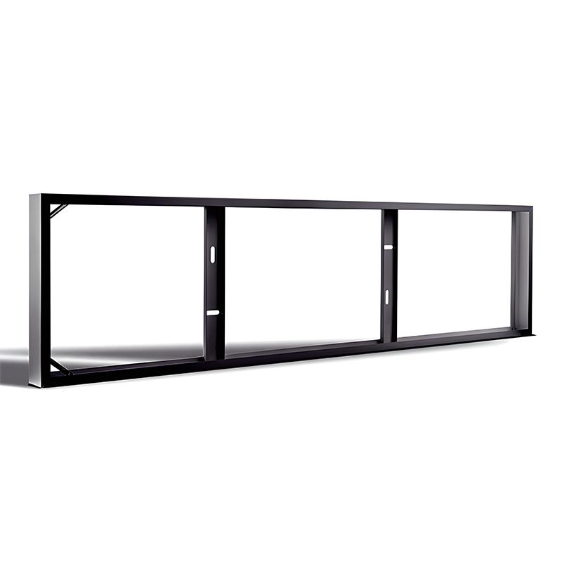 Opbouwframe led paneel | 120x30cm | 70mm | Zwart | Back- en side-lit