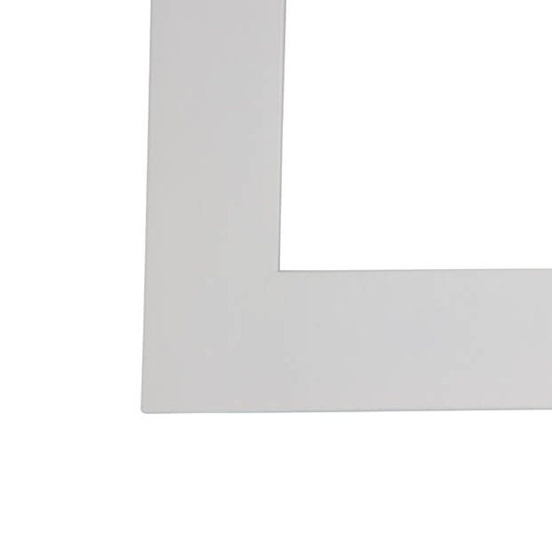 Opbouwframe led paneel | 120x30cm | 55mm | Wit | Back- en side-lit