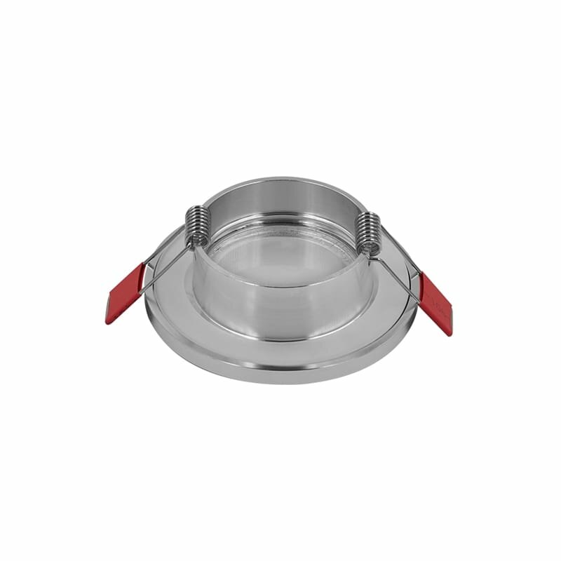 Led inbouw spot armatuur - aluminium rond IP65 | Badkamer